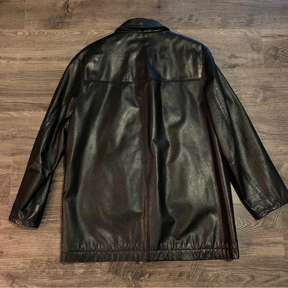 Danier genuine leather men’s coat thermolite removable quilted liner medium - Picture 2 of 13